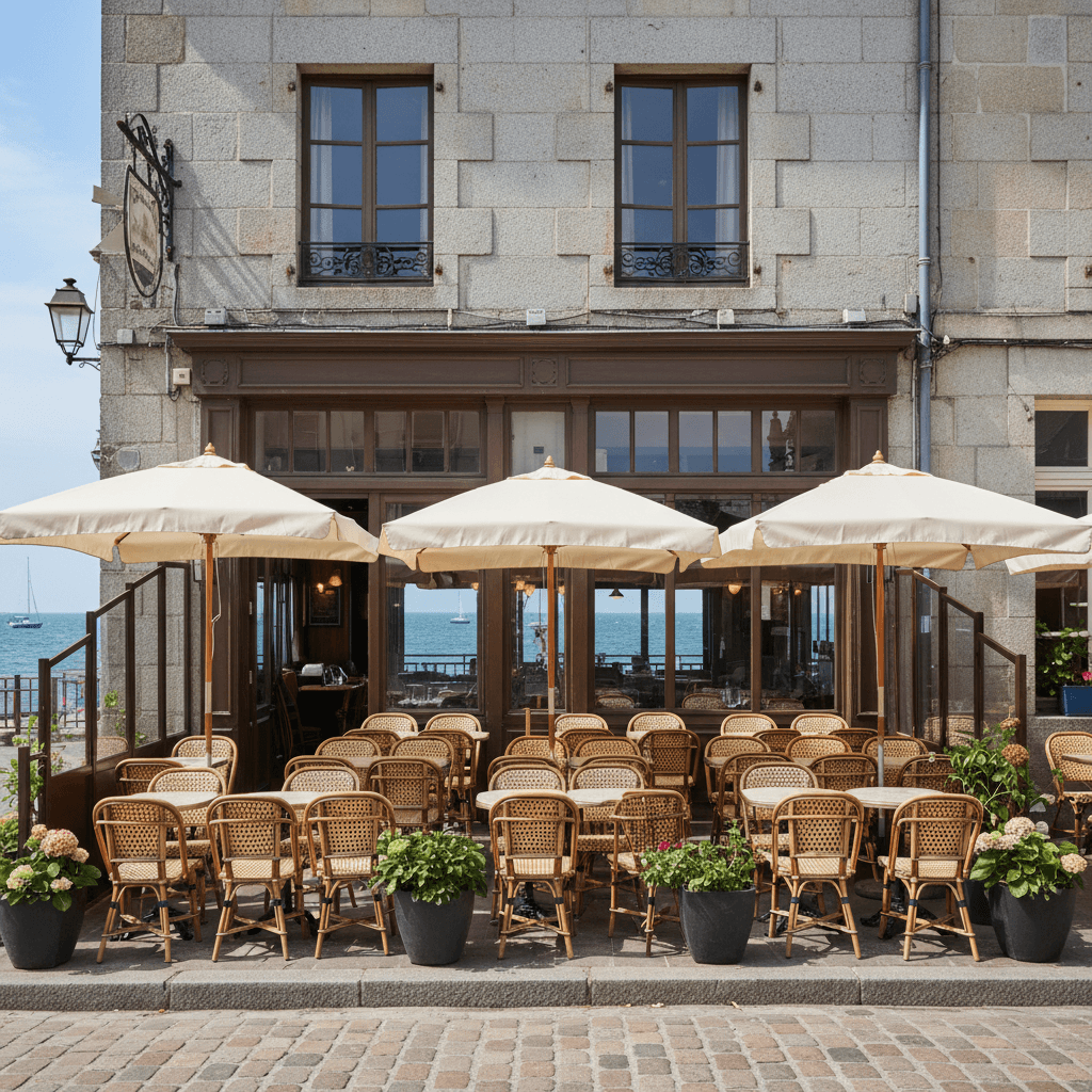 Restaurant à Vannes : terrasse - licence IV - Image 1