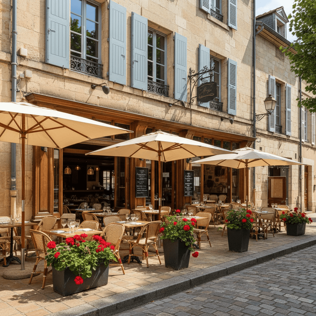 Restaurant 700m² à Beaune : terrasse - licence IV - Image 1