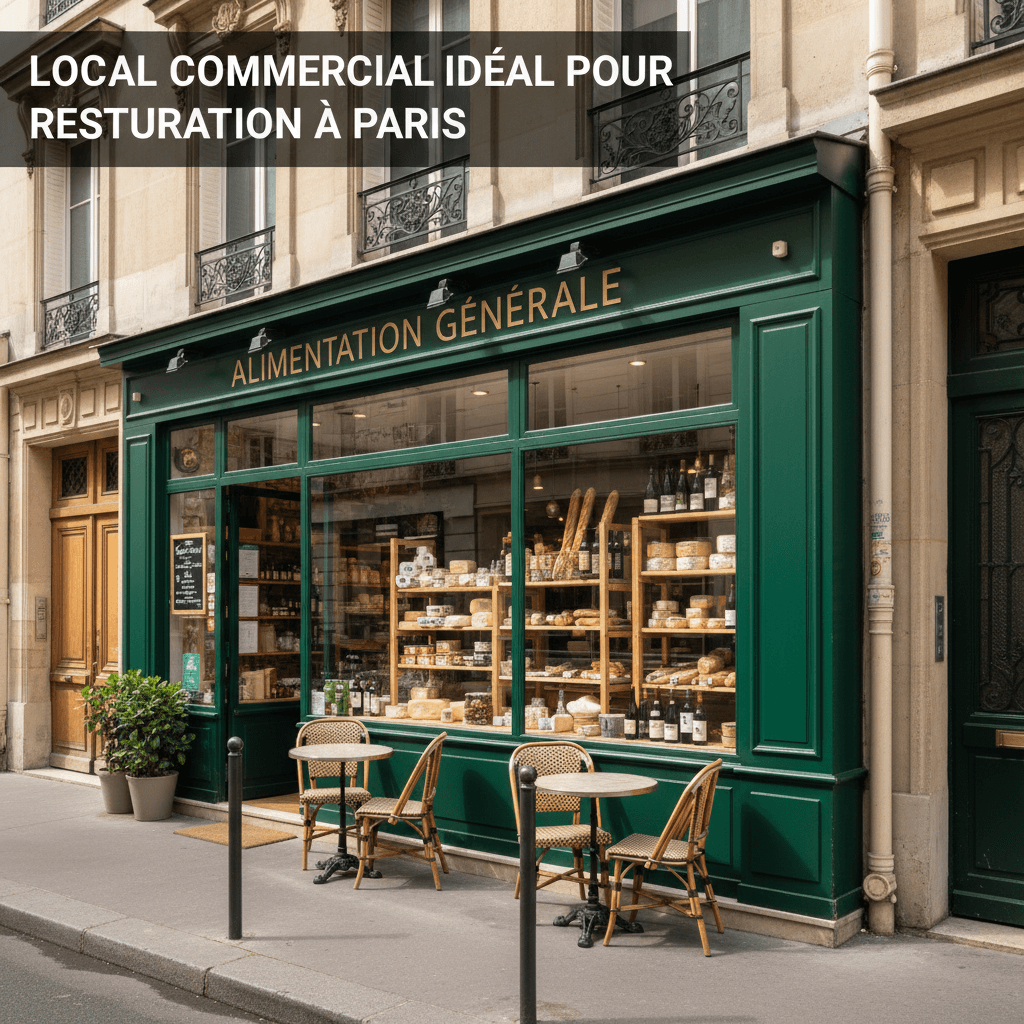 Local commercial idéal pour restauration à Paris - Image 1