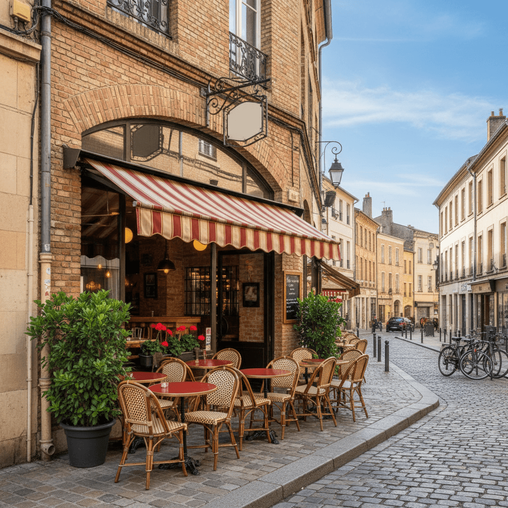Restaurant 100m² à Toulouse : terrasse - extraction - Image 1