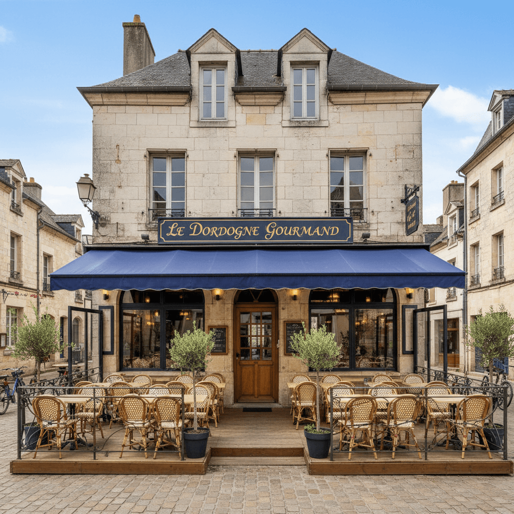 Restaurant 350m² à Périgueux : terrasse - licence IV - Image 1