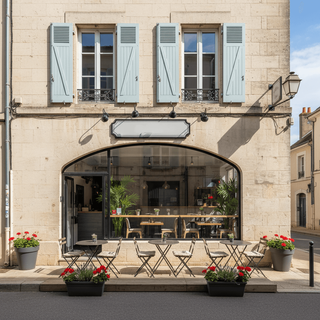 Restaurant 150m² à Niort : terrasse - licence IV - Image 1