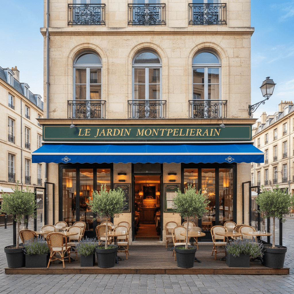 Restaurant 160m² à Montpellier : terrasse - licence IV