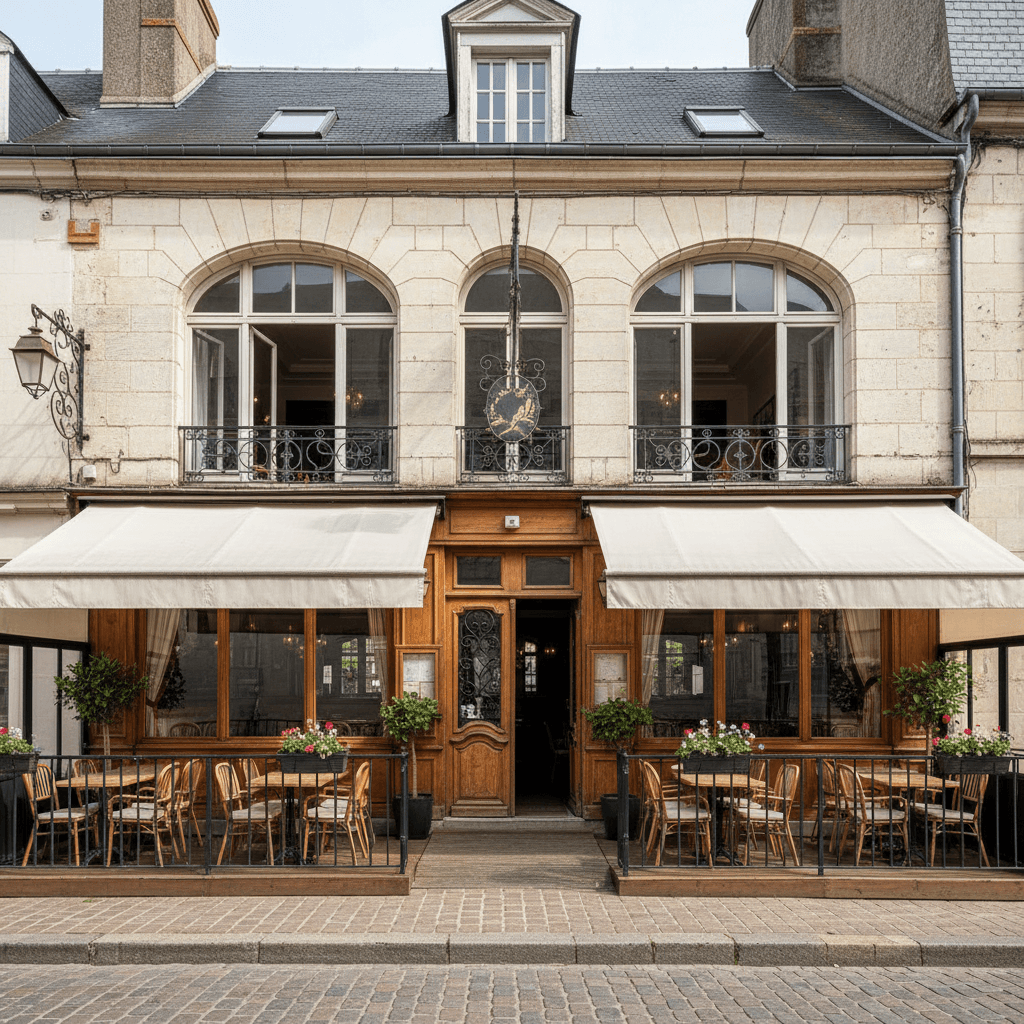 Restaurant 492m² à Fontenay-Le-Comte : terrasse - licence IV - Image 1