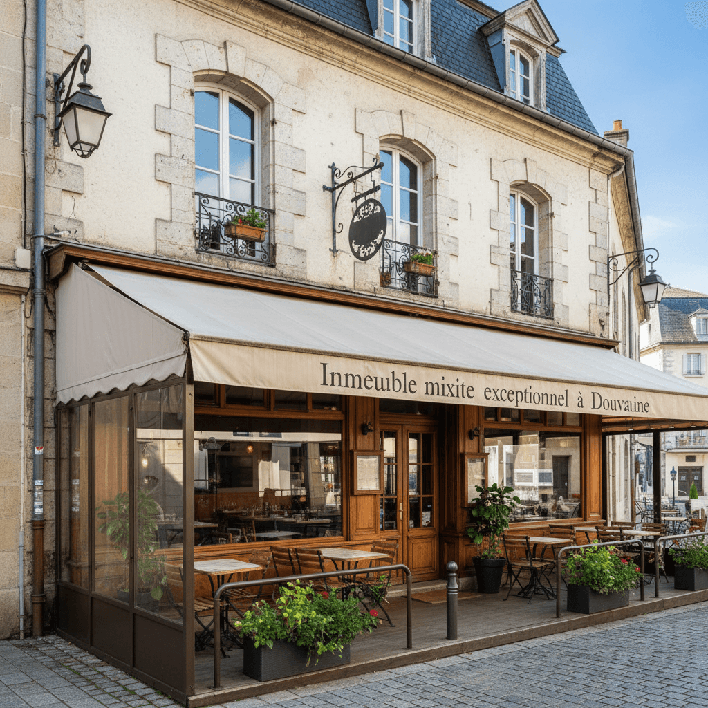 Restaurant 298m² à Douvaine : terrasse - licence IV - Image 1