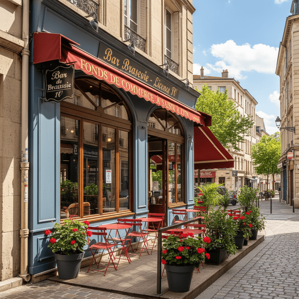 Bar-brasserie à Lyon : licence IV - extraction