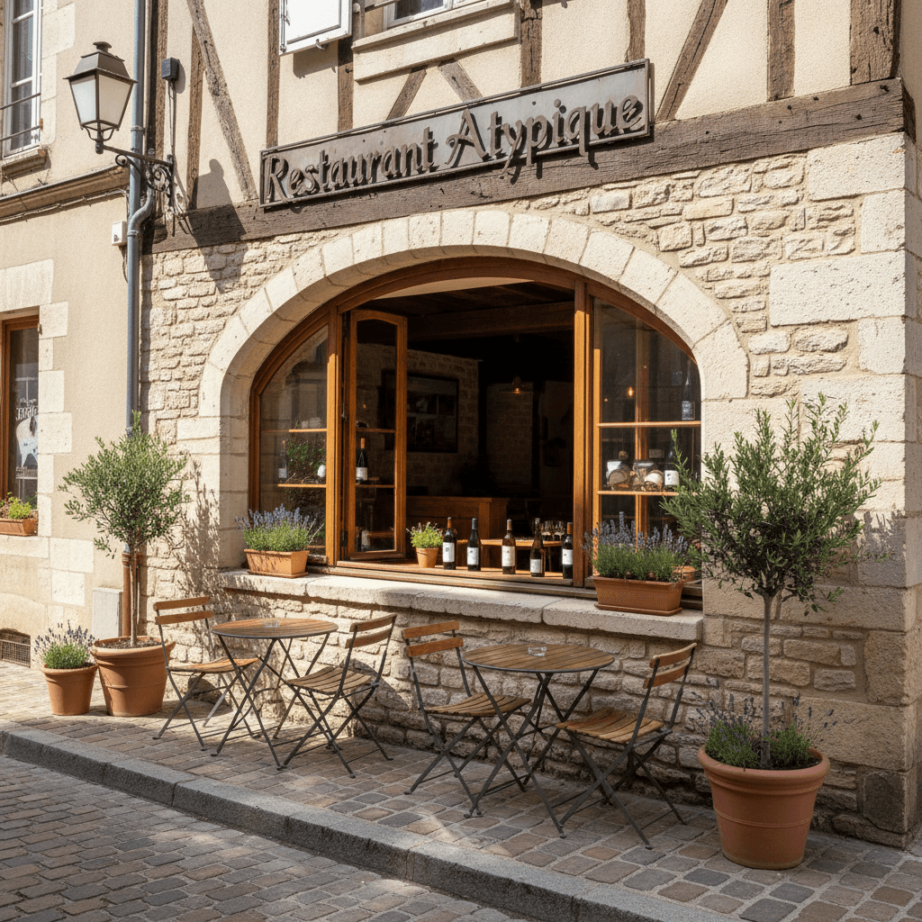 Restaurant à Agen : terrasse - extraction - Image 1