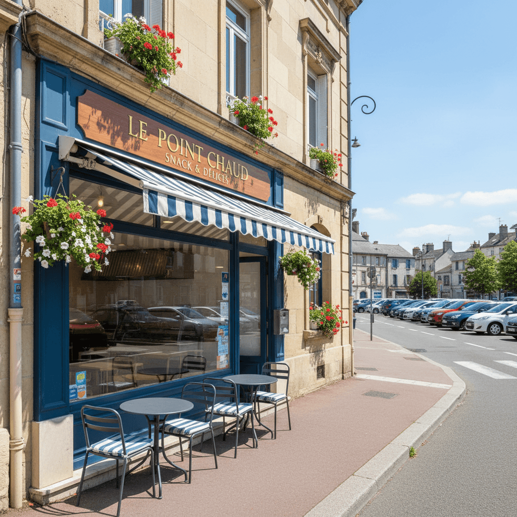 Snack à Pau : terrasse - cuisine équipée - Image 1