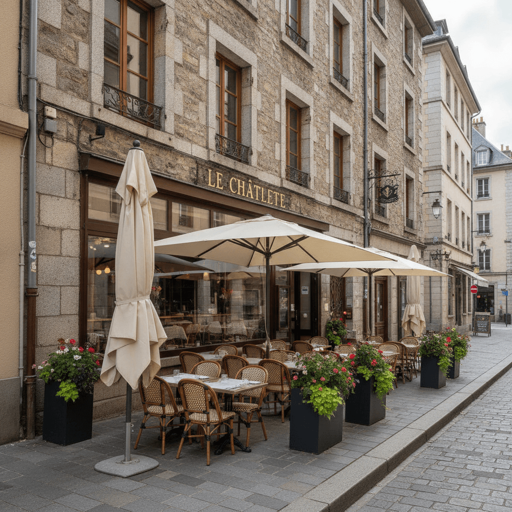 Restaurant 140m² à Chambéry : terrasse - licence IV - Image 1