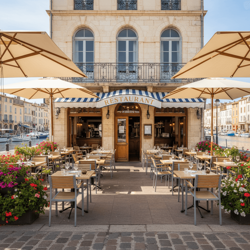 Restaurant 800m² à Sète : terrasse - licence IV - Image 1
