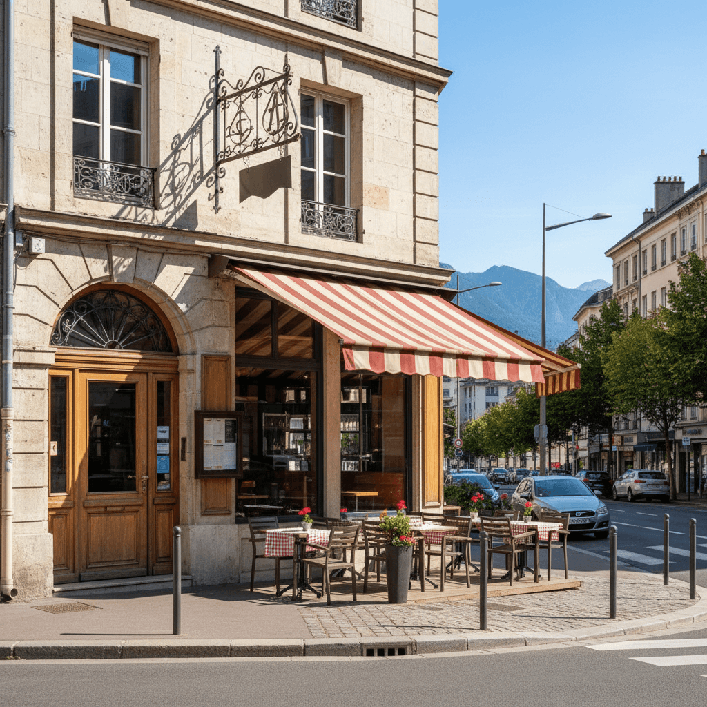 Restaurant à Grenoble : terrasse - licence IV