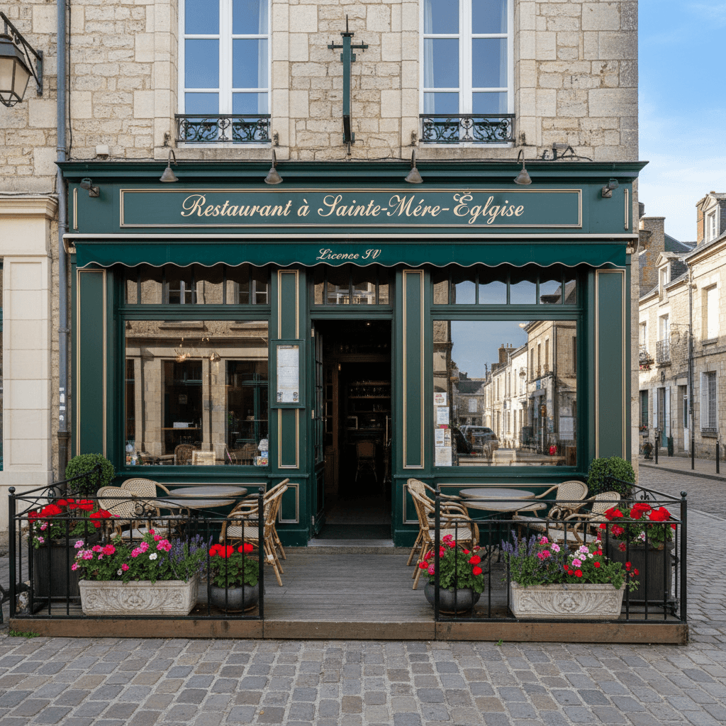 Restaurant à Sainte-Mère-Église : licence IV - Image 1