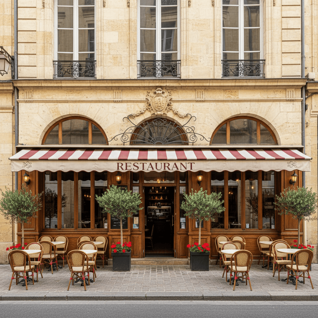 Restaurant 290m² à Bordeaux : terrasse - licence IV