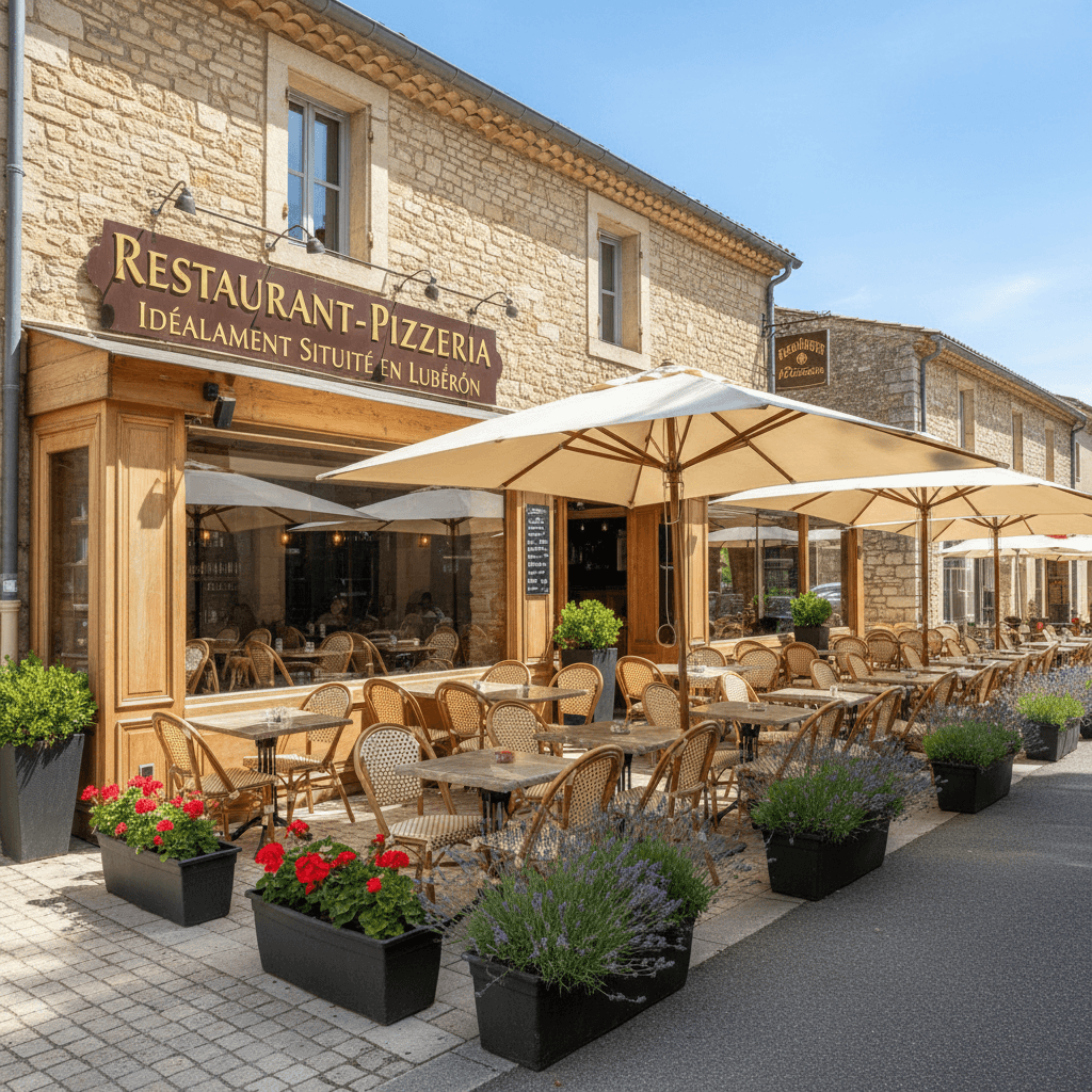 Restaurant à Vaucluse : terrasse - Image 1