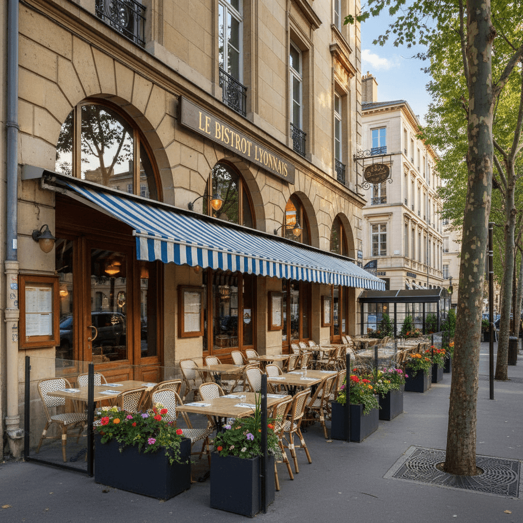 Restaurant 317m² à Lyon : terrasse - licence IV