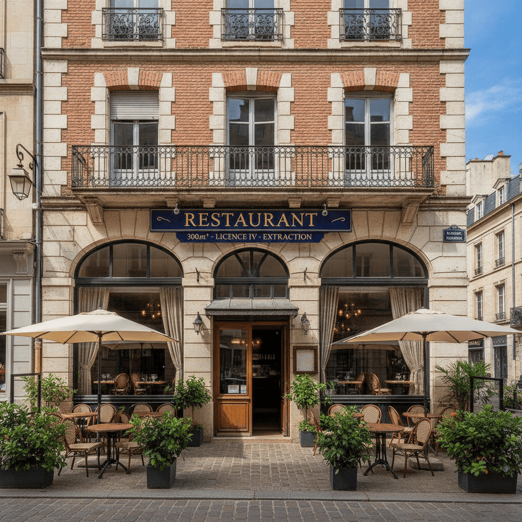 Restaurant 300m² à Toulouse : licence IV - extraction