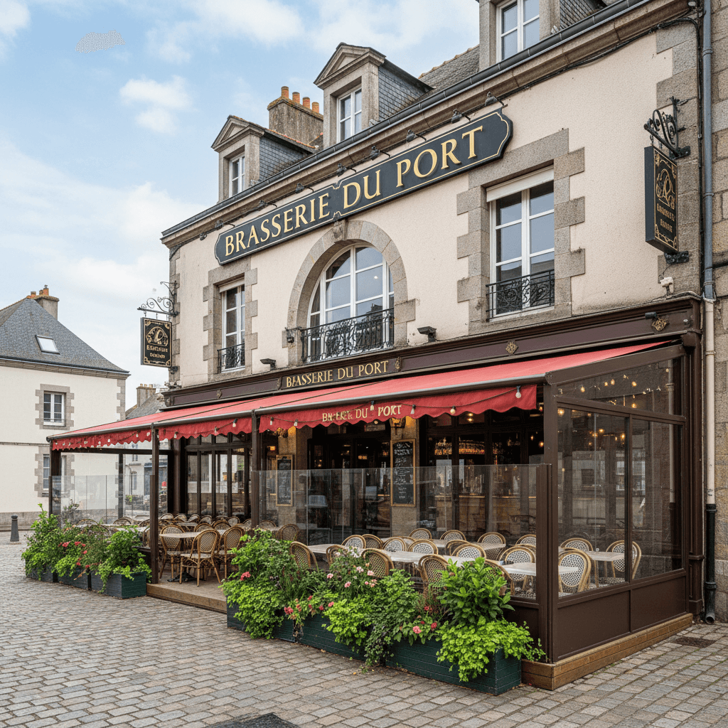 Bar-brasserie à Landerneau : terrasse - licence IV - Image 1