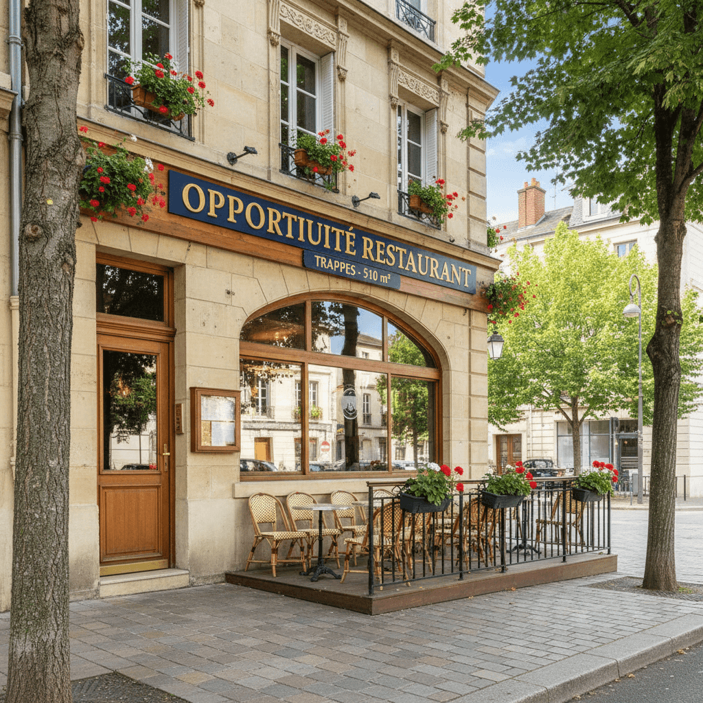 Restaurant 200 couverts à Trappes : terrasse - extraction - Image 1