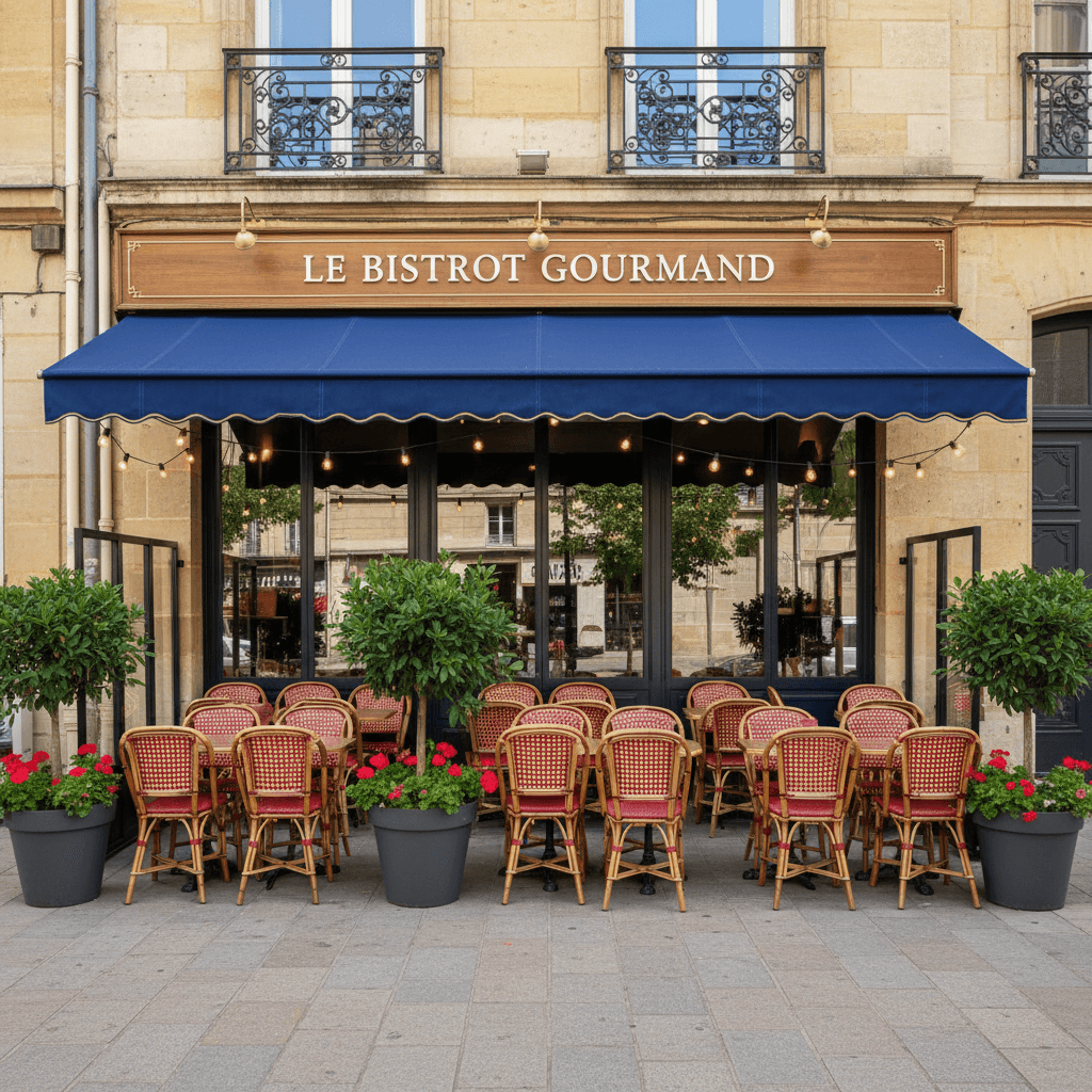 Restaurant 116m² à Bordeaux : terrasse - licence IV