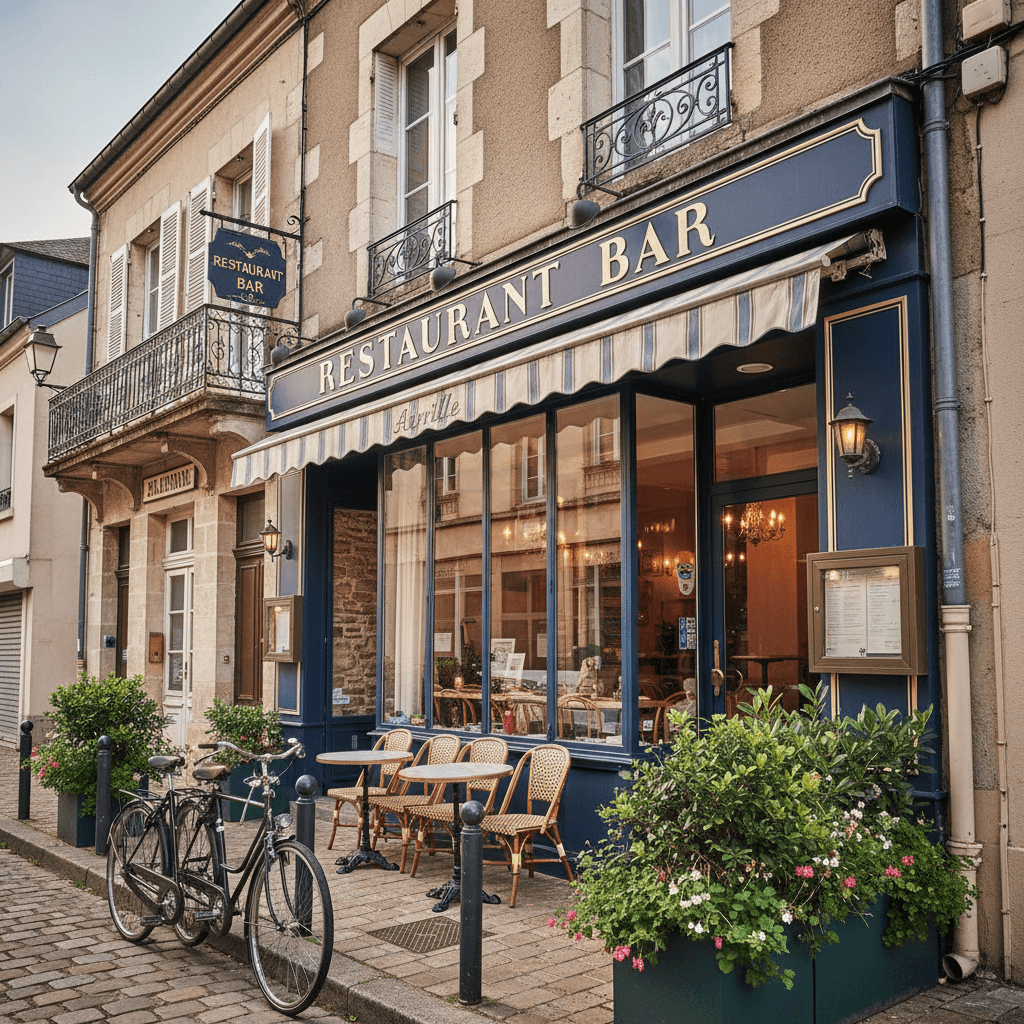 Restaurant à Avrillé : terrasse - licence IV - Image 1