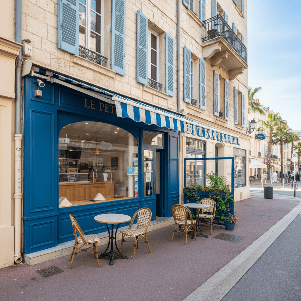 Snack 83m² à Cannes : terrasse - Image 1