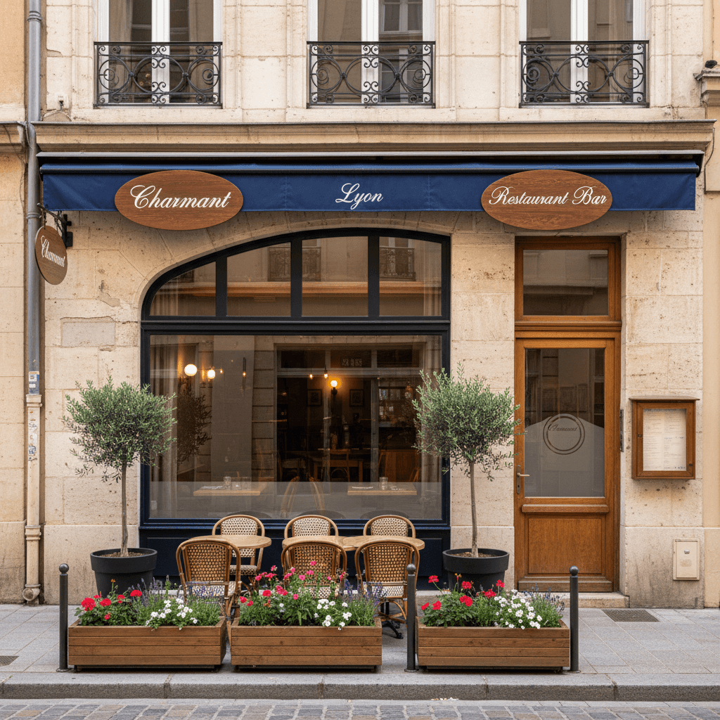 Restaurant 100m² à Lyon : terrasse - licence IV