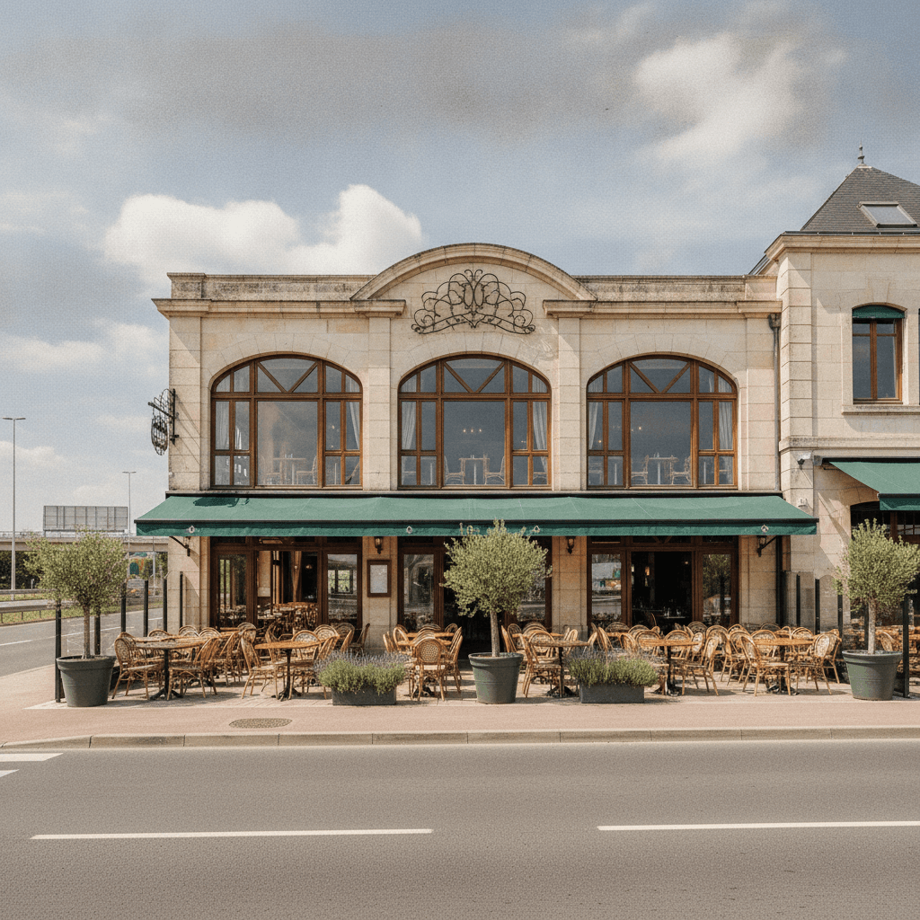 Restaurant 1450m² à Marange-Silvange : terrasse - licence IV - Image 1