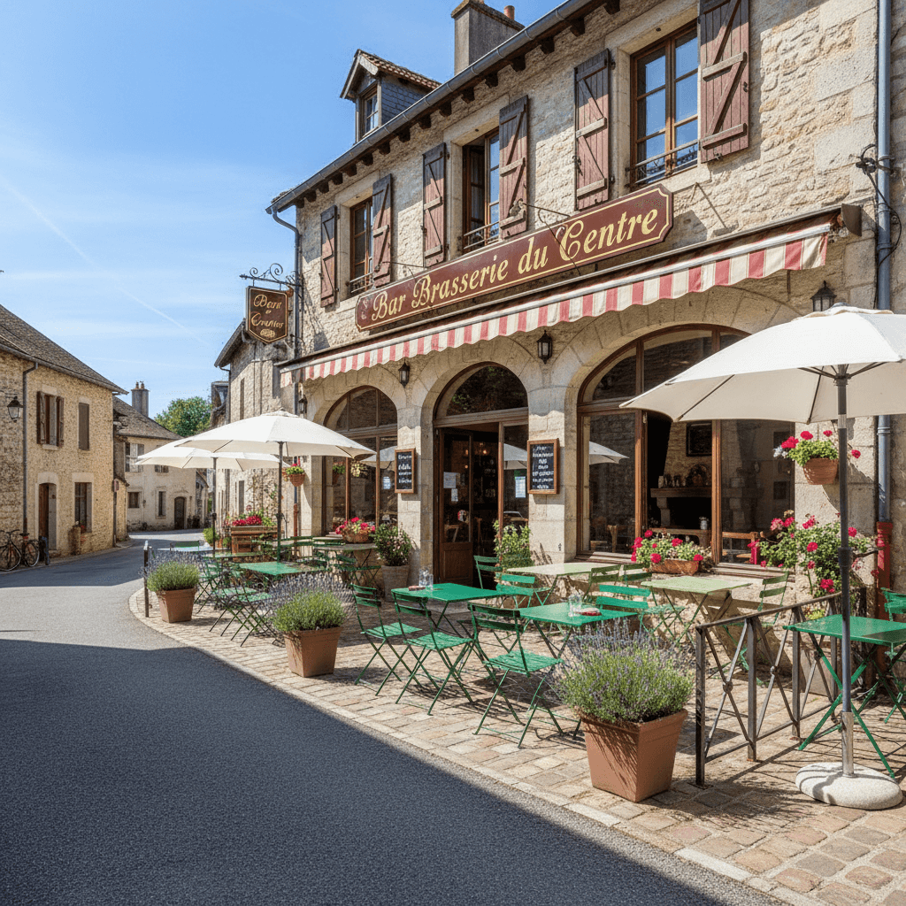 Bar-brasserie 140m² à Le Chambon-Sur-Lignon : terrasse - licence IV - Image 1