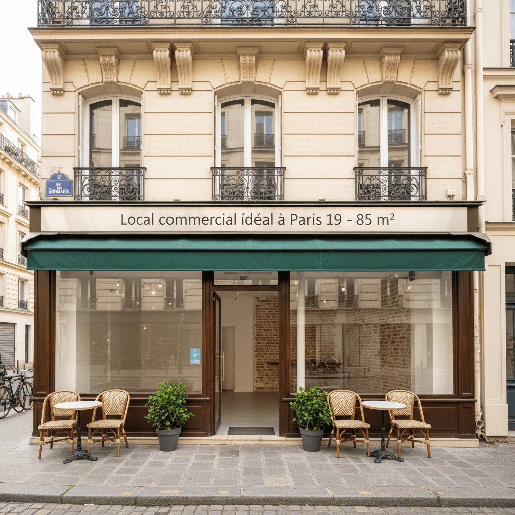 Local commercial idéal à Paris 19 - 85 m² - Image 1