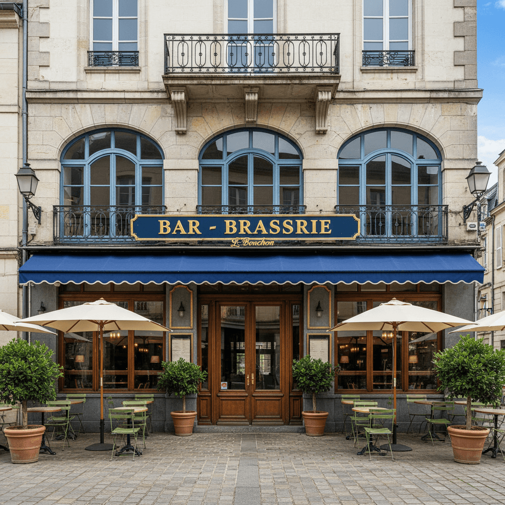 Bar-brasserie à Chalon-Sur-Saône : terrasse - licence IV - Image 1