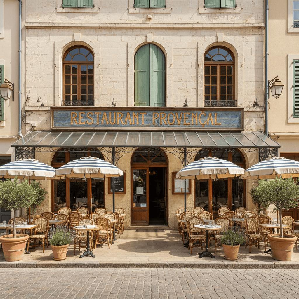 Restaurant à Aix-En-Provence : terrasse