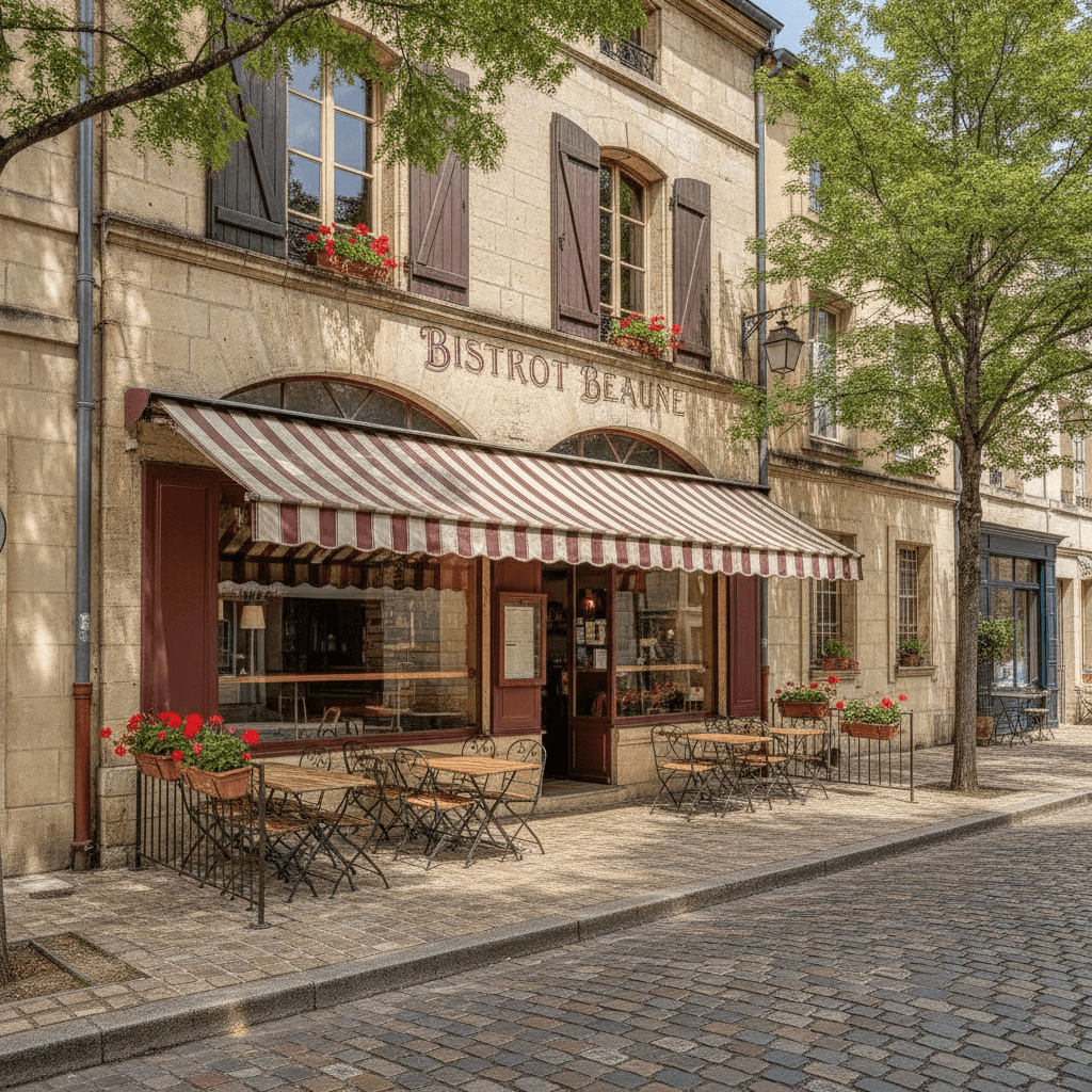 Restaurant 166m² à Beaune : terrasse - extraction