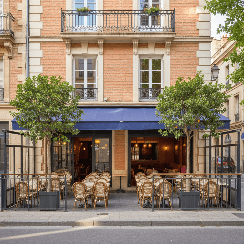 Bar-brasserie à Toulouse : terrasse - licence IV