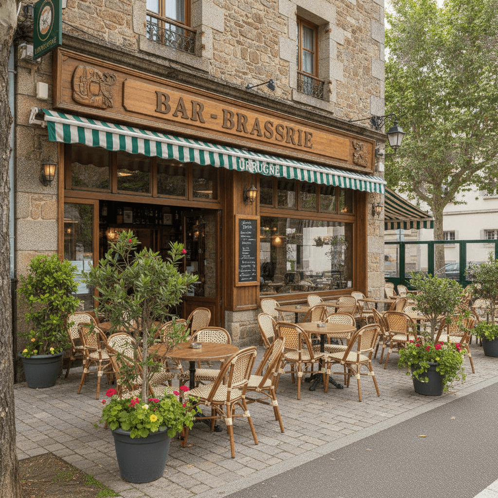 Bar-brasserie 120m² à Urrugne : terrasse - licence IV - Image 1