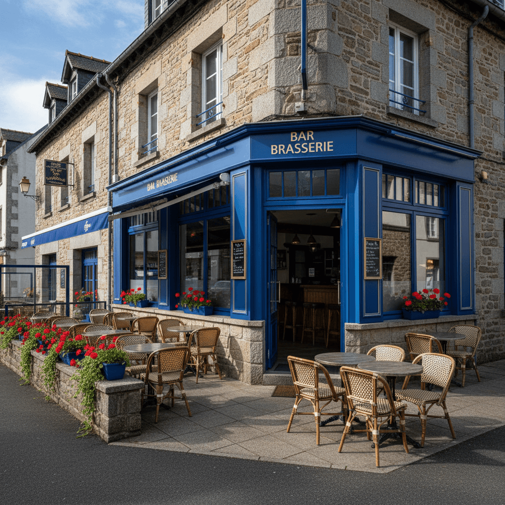 Bar-brasserie 362m² à Taden : terrasse - licence IV - Image 1