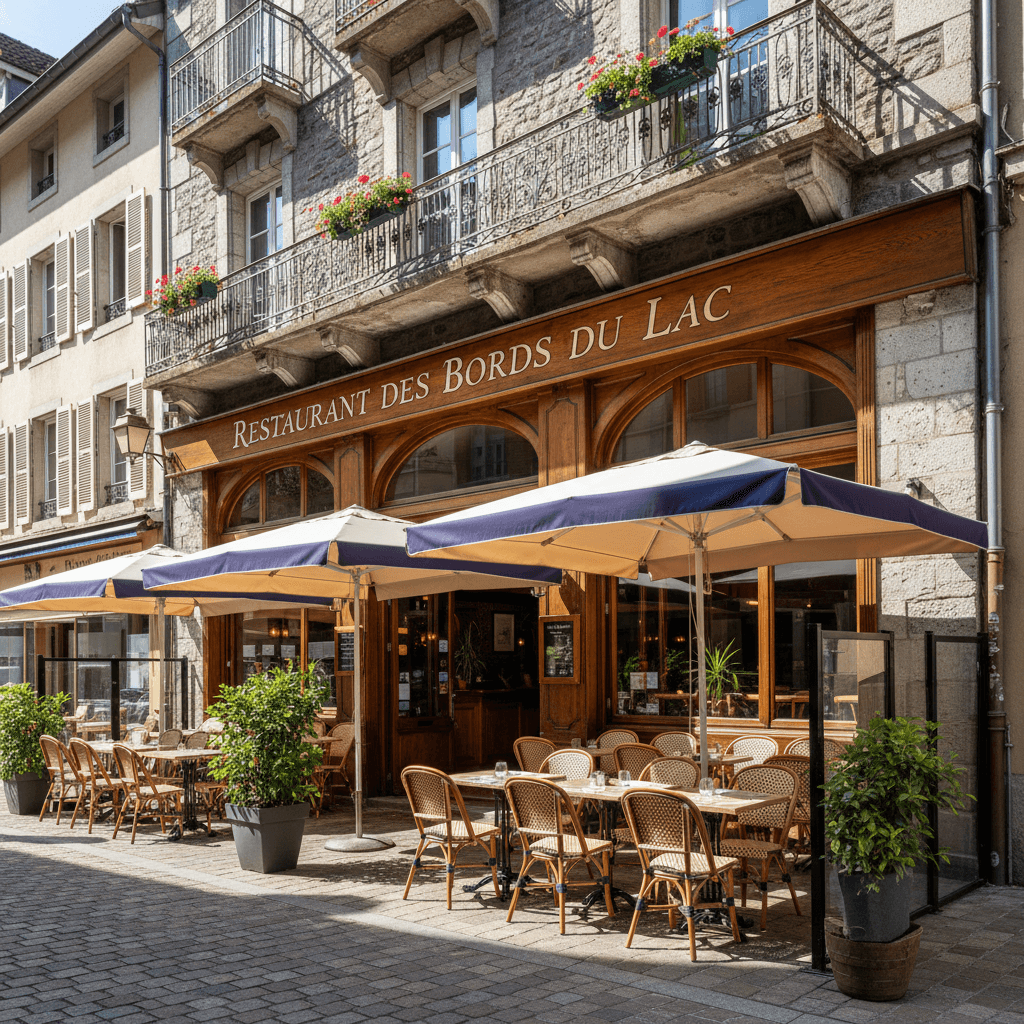 Restaurant 390m² à Annecy : terrasse - licence IV - Image 1