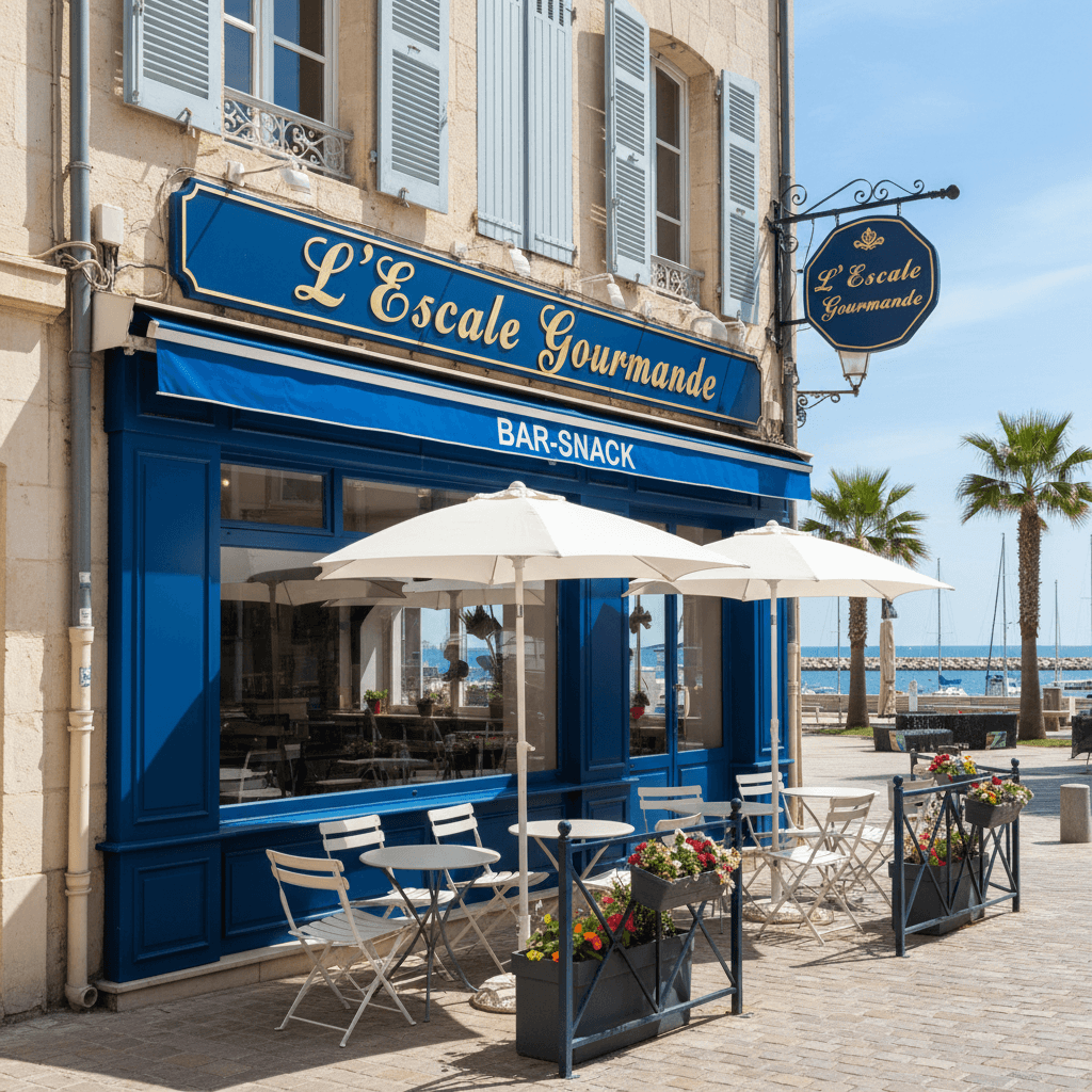Fast-food 130m² à La Ciotat : terrasse - licence IV - Image 1