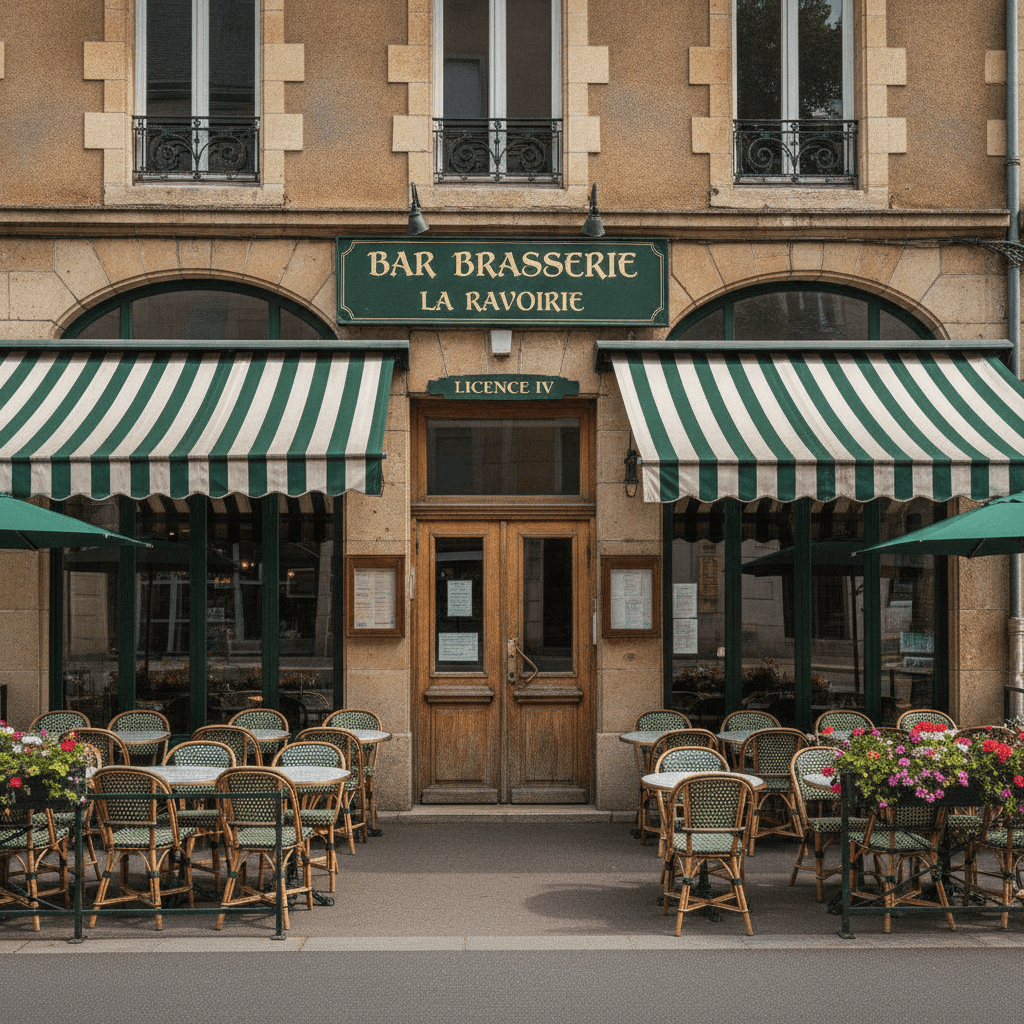 Bar-brasserie 400m² à La Ravoire : terrasse - licence IV - Image 1