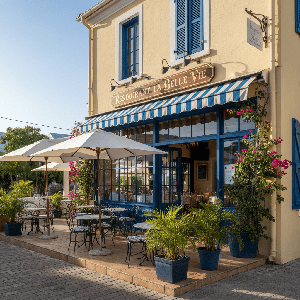 Restaurant 150m² à Saint-Martin : terrasse - licence IV - Image 1