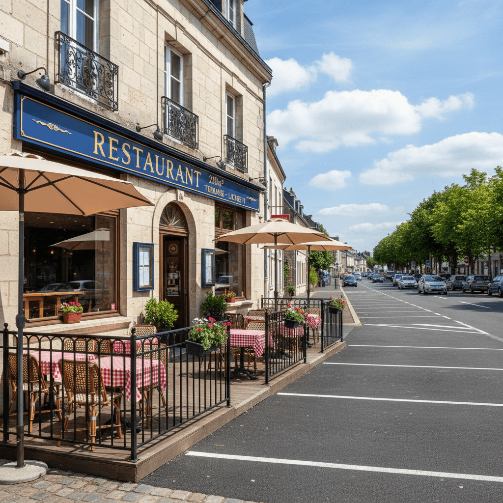Restaurant 220m² à Saint-Just-En-Chaussée : terrasse - licence IV - Image 1