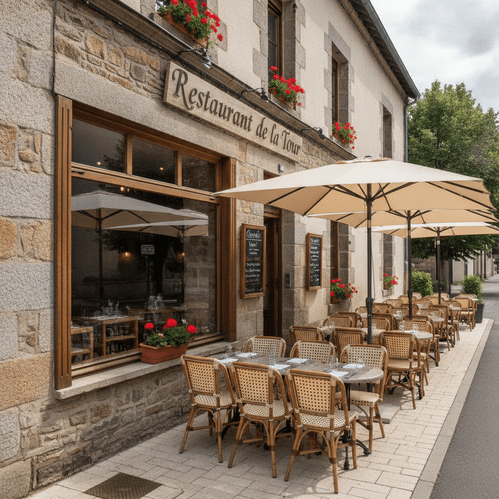 Restaurant 292m² à Bourg-Lastic : terrasse - licence IV