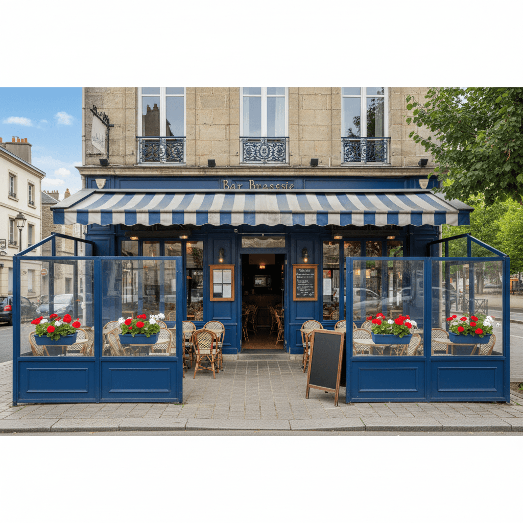 Bar-brasserie à Nantes : terrasse - licence IV - Image 1