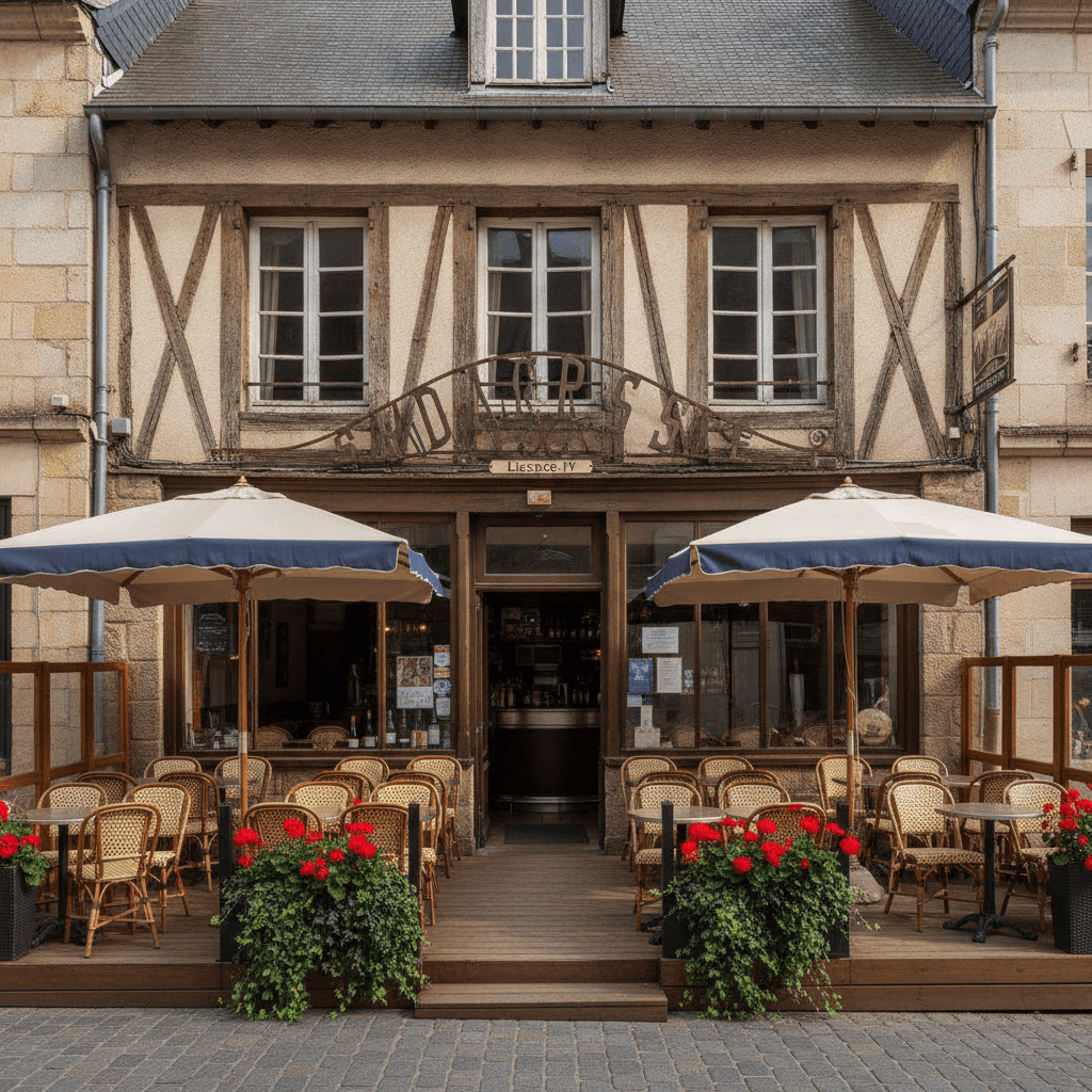 Bar-brasserie : terrasse - licence IV - Image 1