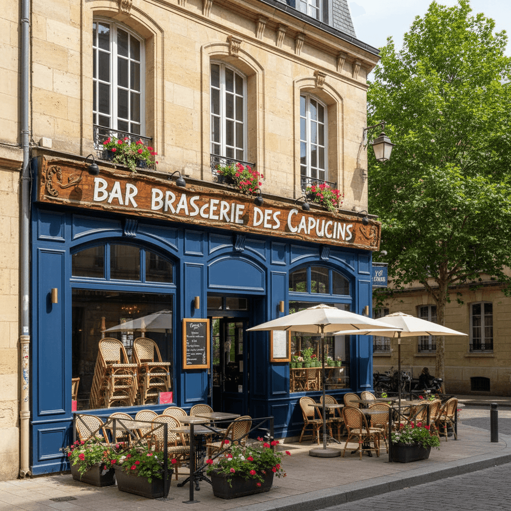 Bar-brasserie à Bordeaux : terrasse - licence IV