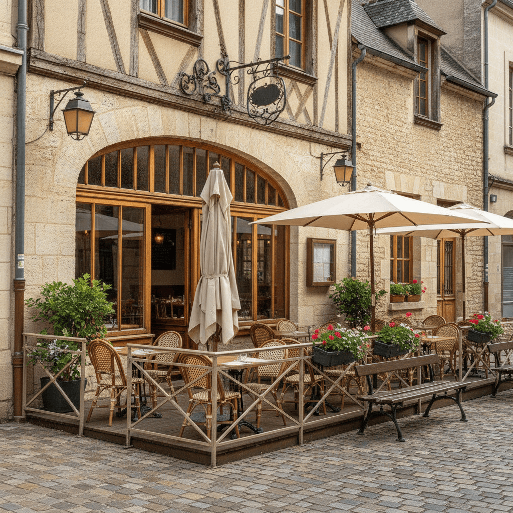 Restaurant à Dijon : terrasse - licence IV - Image 1