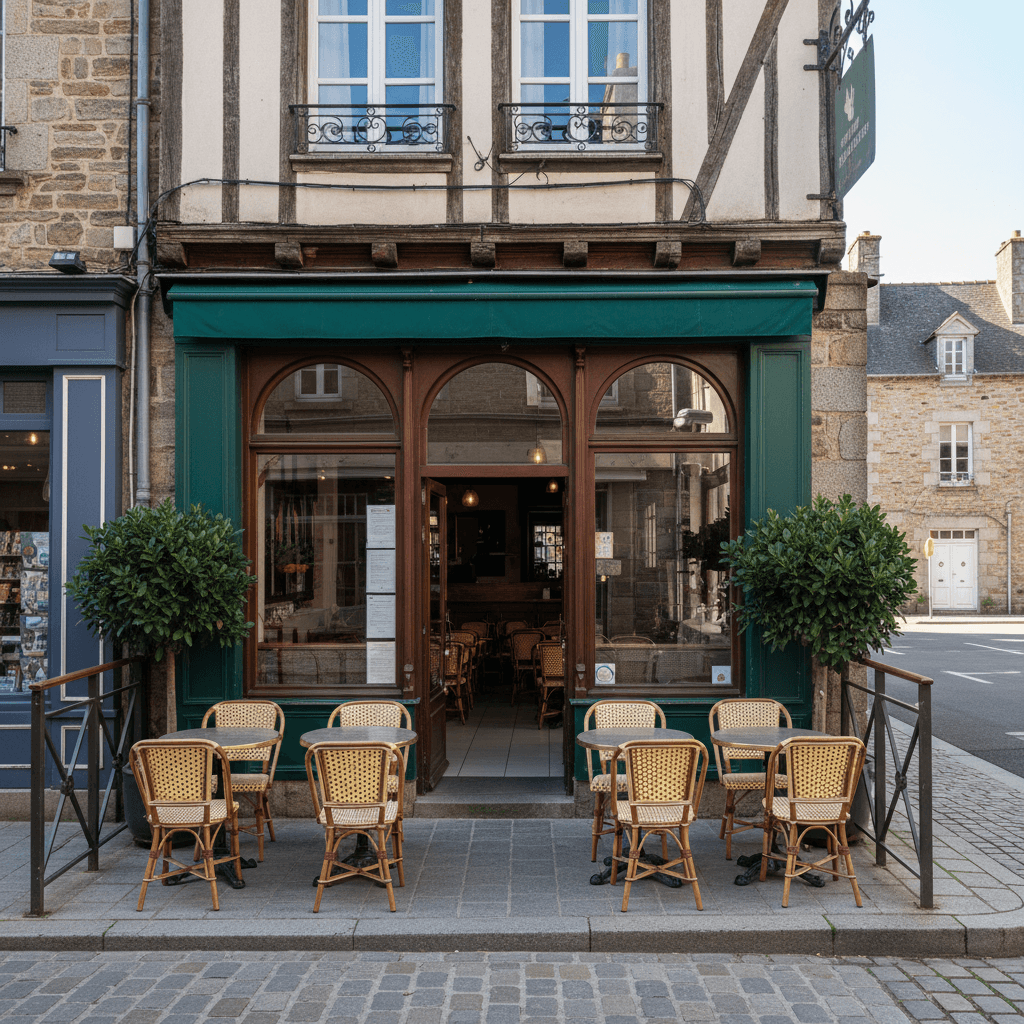 Restaurant 161m² à Guingamp : terrasse - licence IV - Image 1