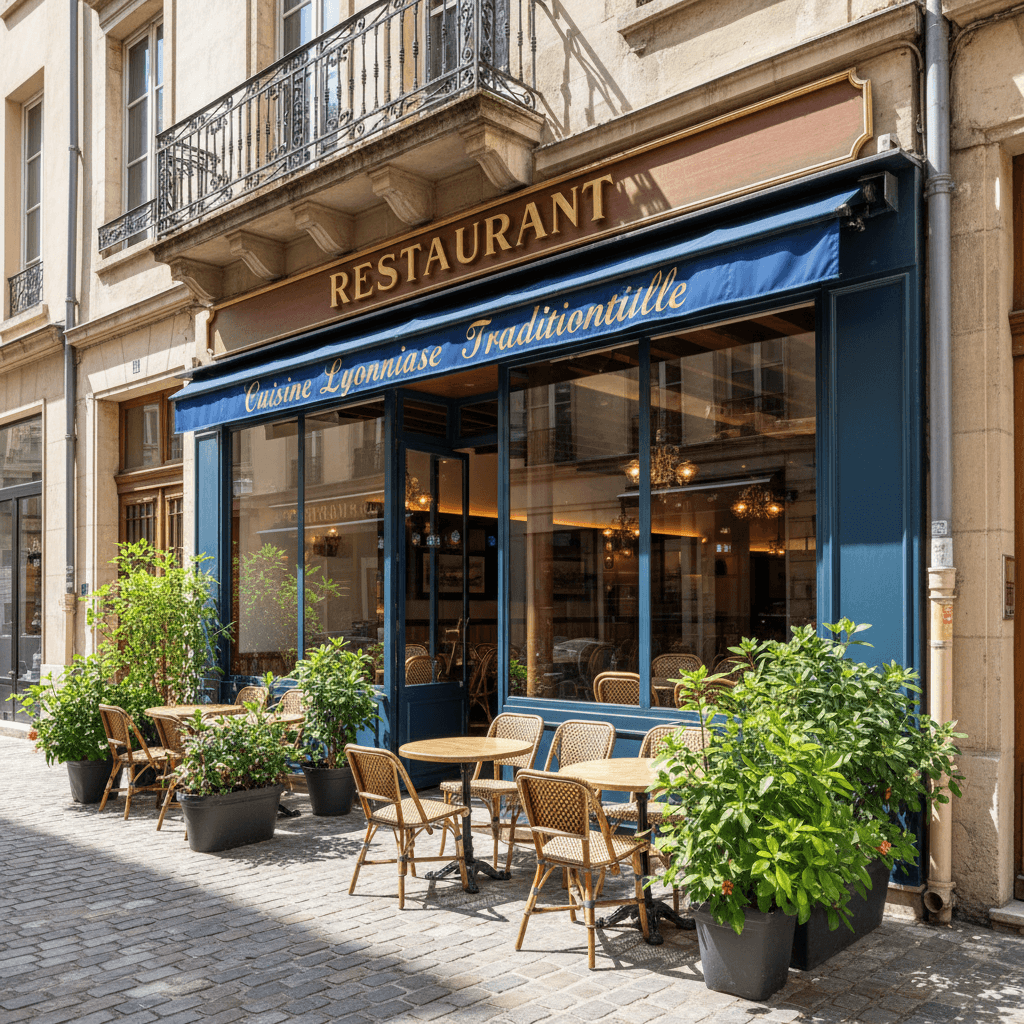 Restaurant 196m² à Lyon : terrasse - licence IV