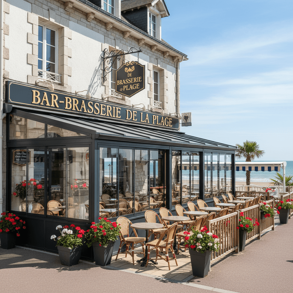 Bar-brasserie 350m² à Les Sables-D'Olonne : terrasse - licence IV - Image 1