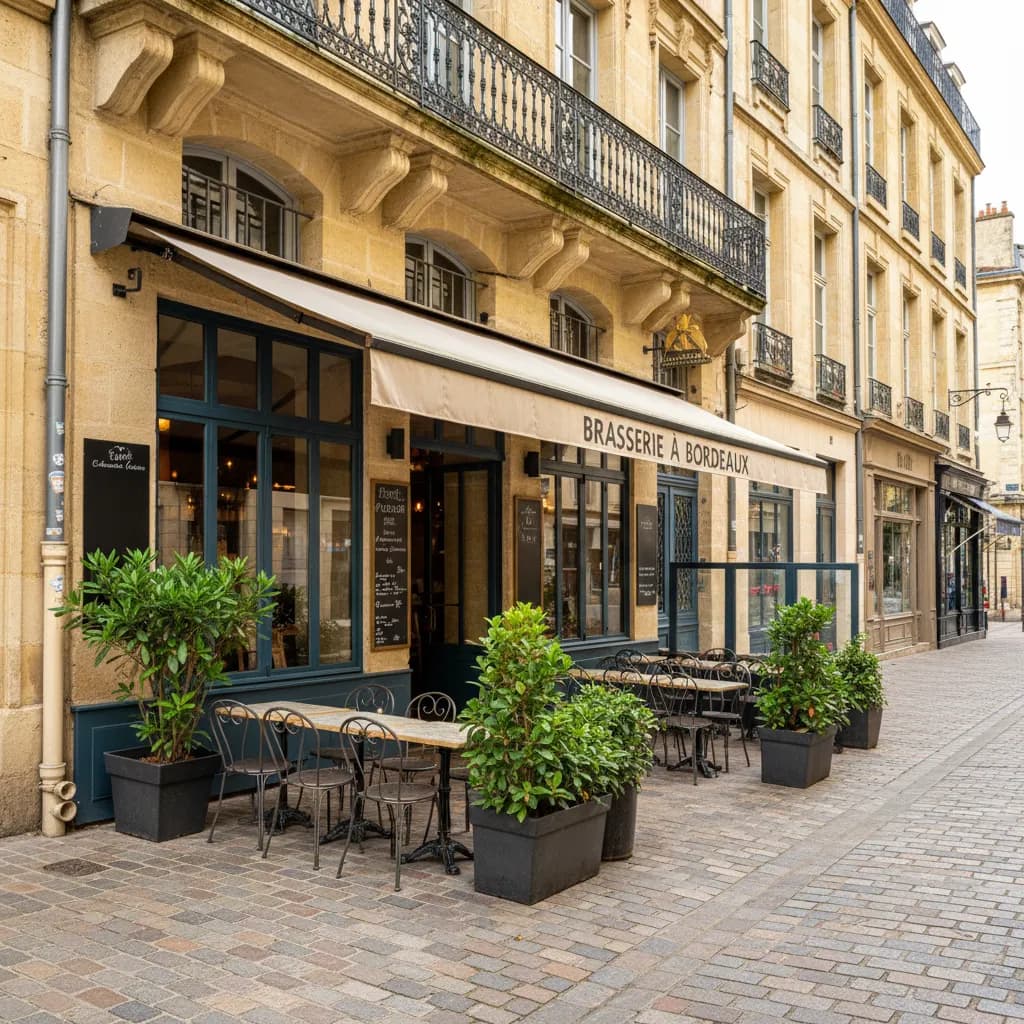 Bar-brasserie à Bordeaux : terrasse - licence IV - Image 1