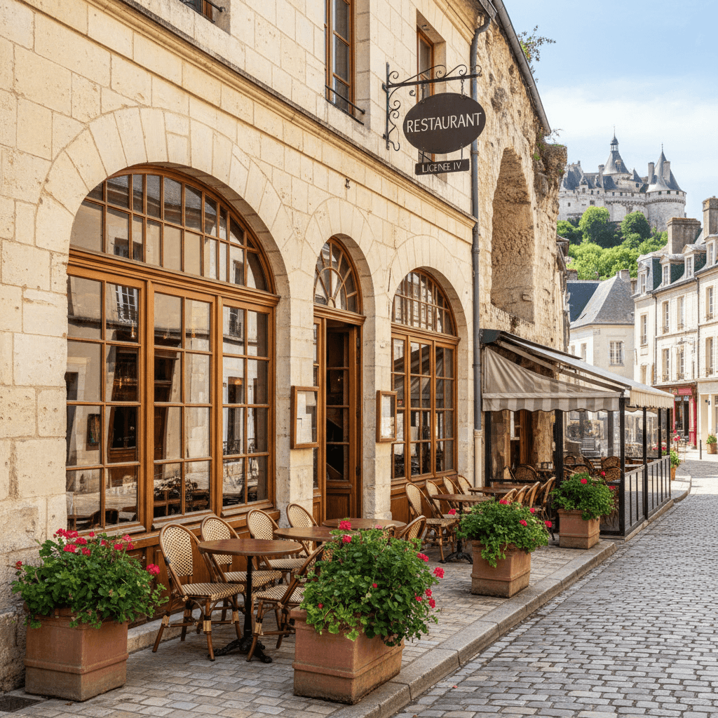 Restaurant 1500m² à Amboise : terrasse - licence IV - Image 1